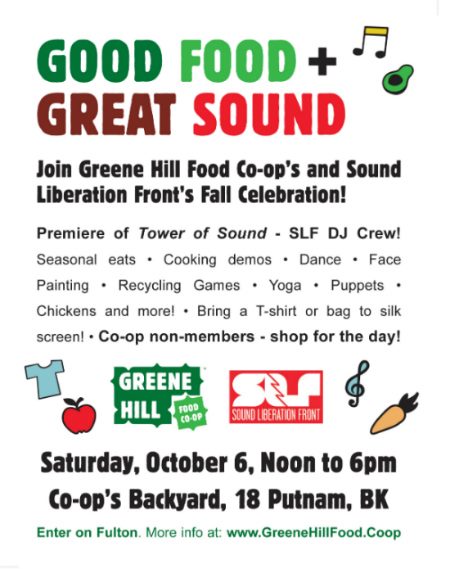 Greene Hill Co-Op Fall Celebration!