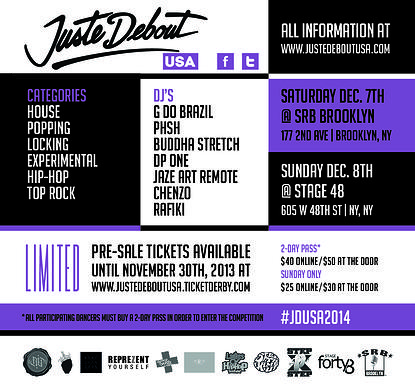 Juste Debout USA Finals. Dec 7-8. 2013.